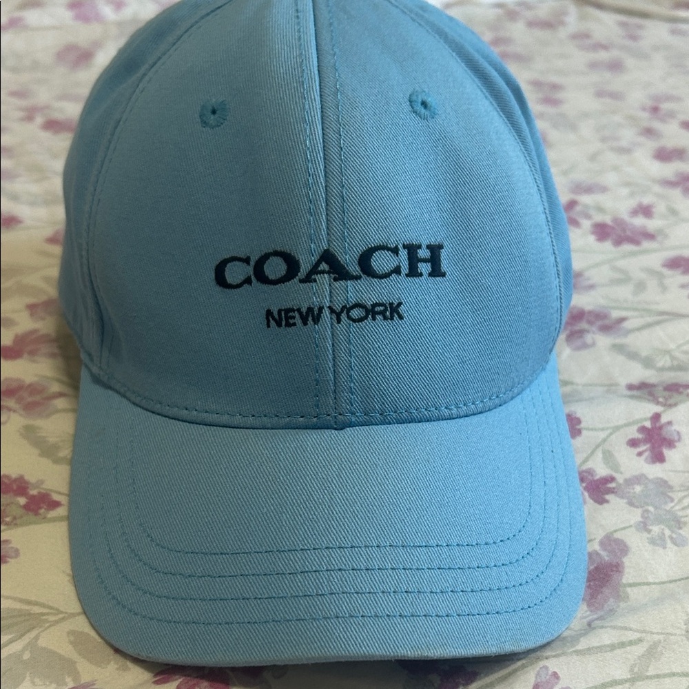 Coach Light Blue Cap with Logo